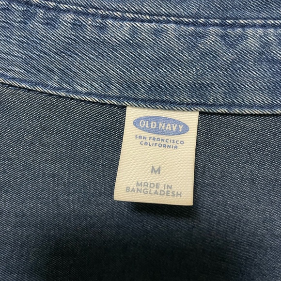 Old navy jean shirt dress - Picture 2 of 3
